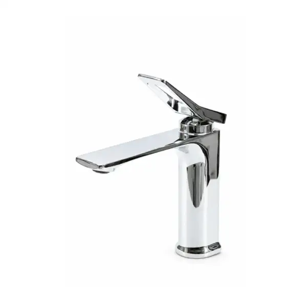 Mitigeur de lavabo à levier ajouré – Design carré