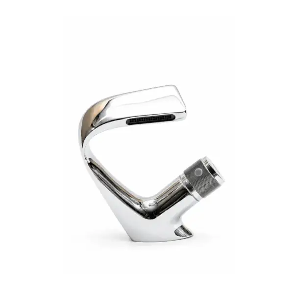 Mitigeur de lavabo courbe à commande frontale – Design moderne