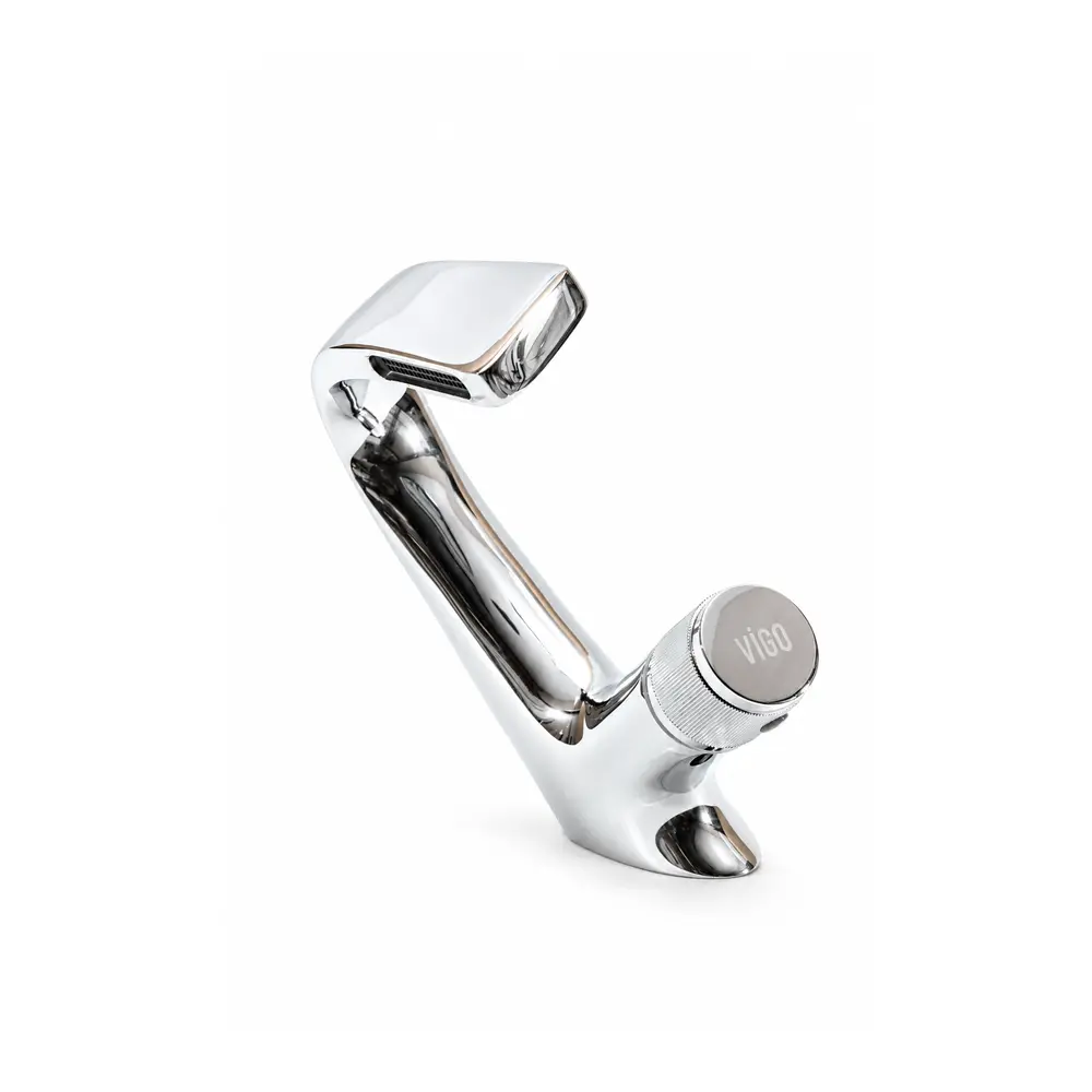 Mitigeur de lavabo courbe à commande frontale – Design moderne – Image 3