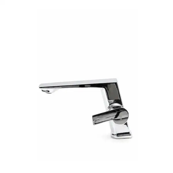 Mitigeur de lavabo court à commande latérale – Design carré