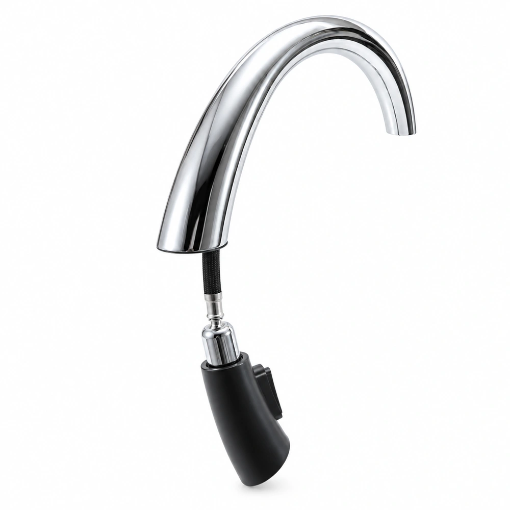 Mitigeur de cuisine extractible à base carrée – Image 11