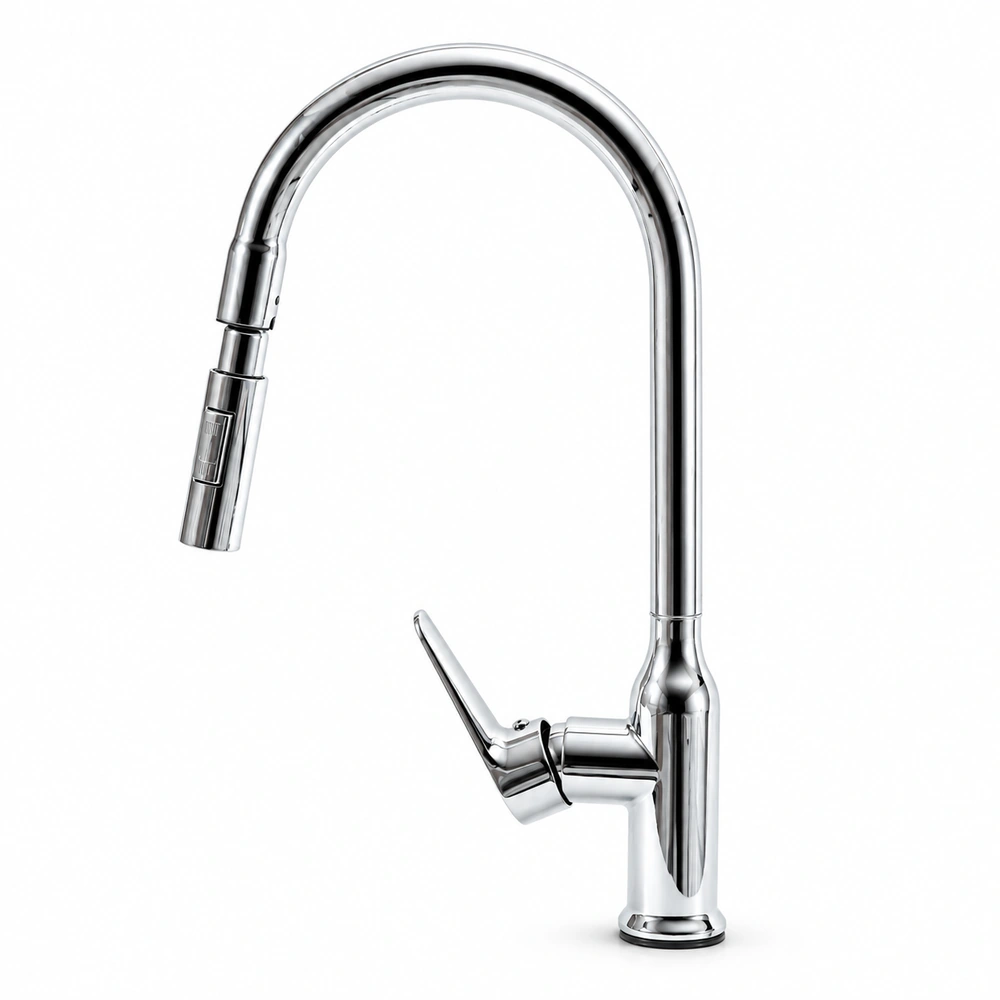 Mitigeur de cuisine à bec flexible extractible – Image 10