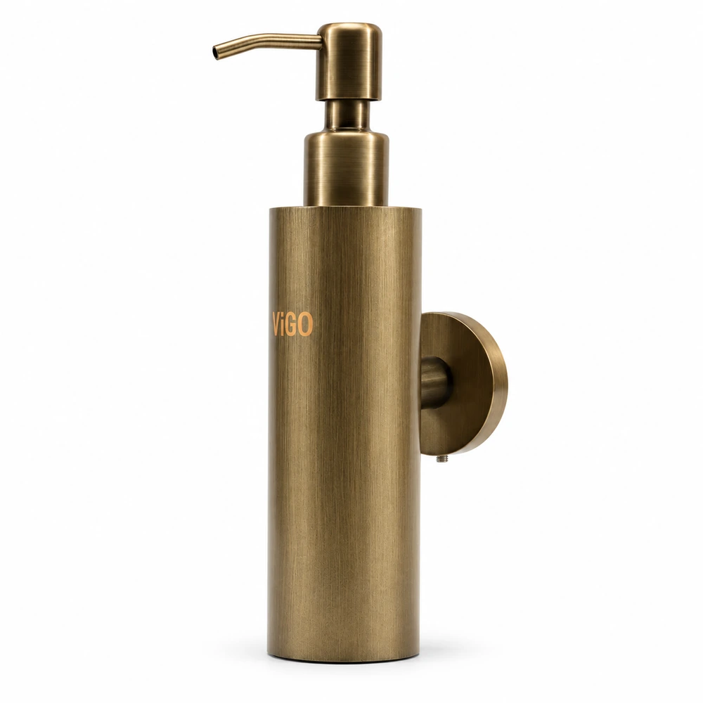 Distributeur de savon mural cylindrique VIGO
