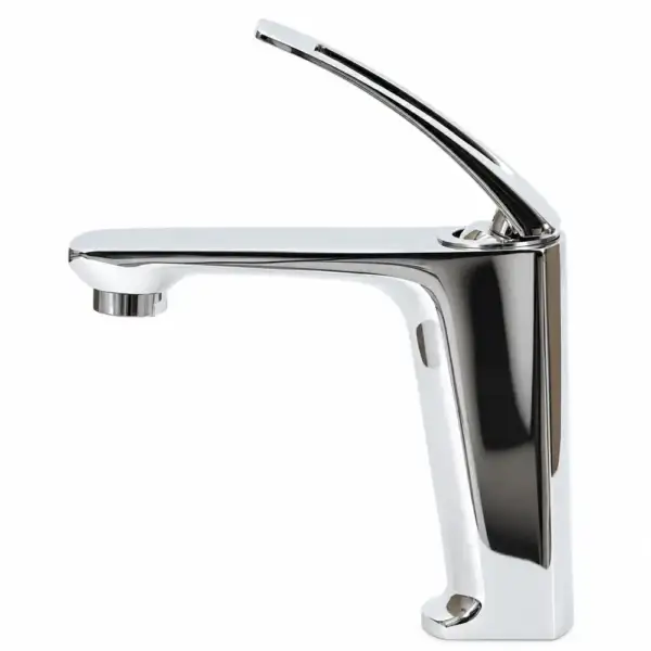 Mitigeur de lavabo à bec long – Levier sculptural