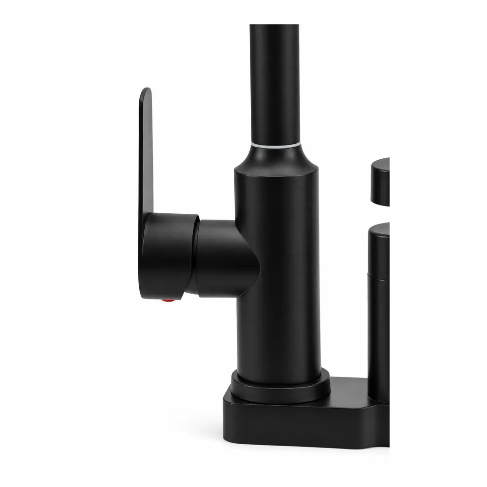 Mitigeur de cuisine noir mat avec distributeur intégré – Image 2
