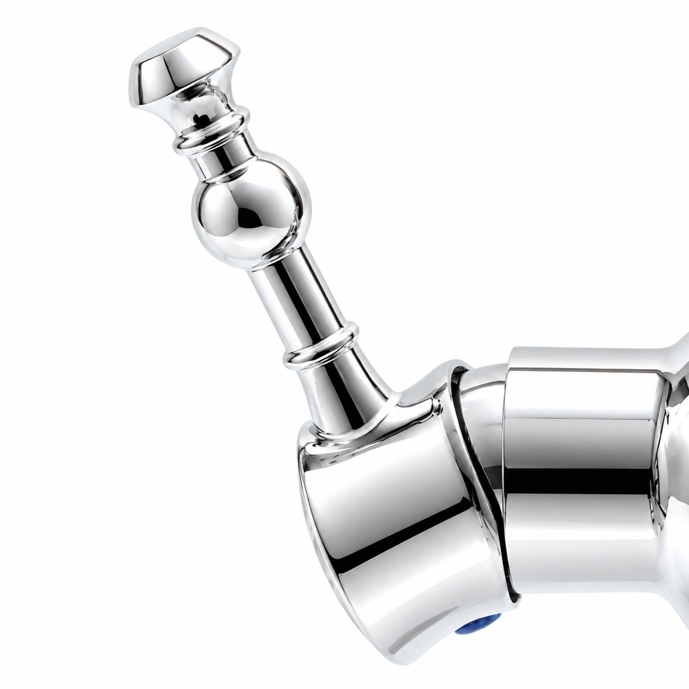 Robinet de cuisine rétro à double commande – Bec orientable – Image 3