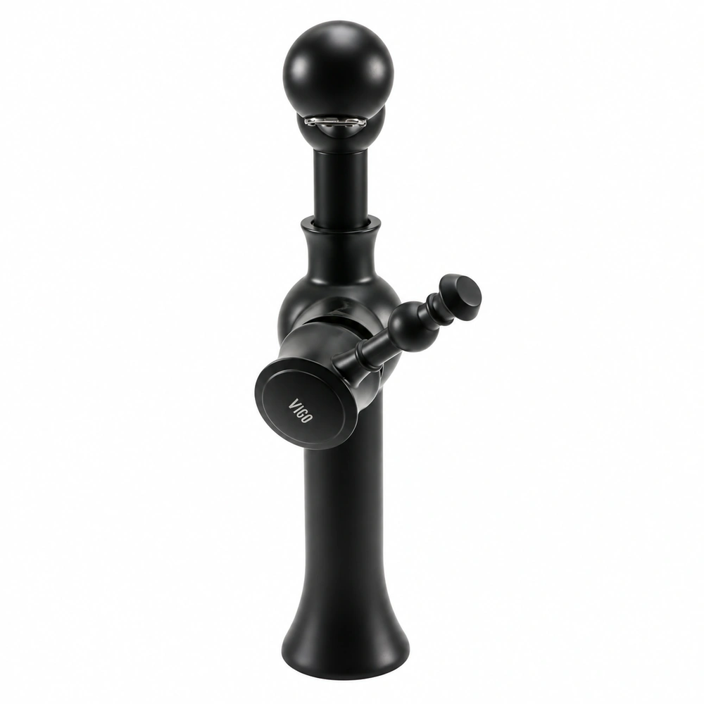 Robinet de cuisine rétro à double commande – Bec orientable – Image 7