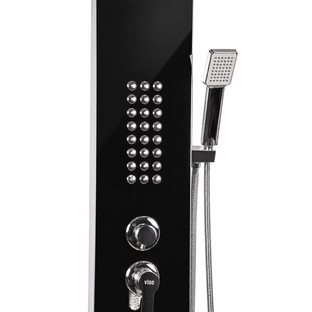Panneau de douche VIGO finition chromée miroir – Image 2